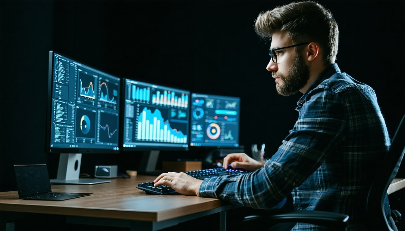 Developer providing emergency software support for a start-up
